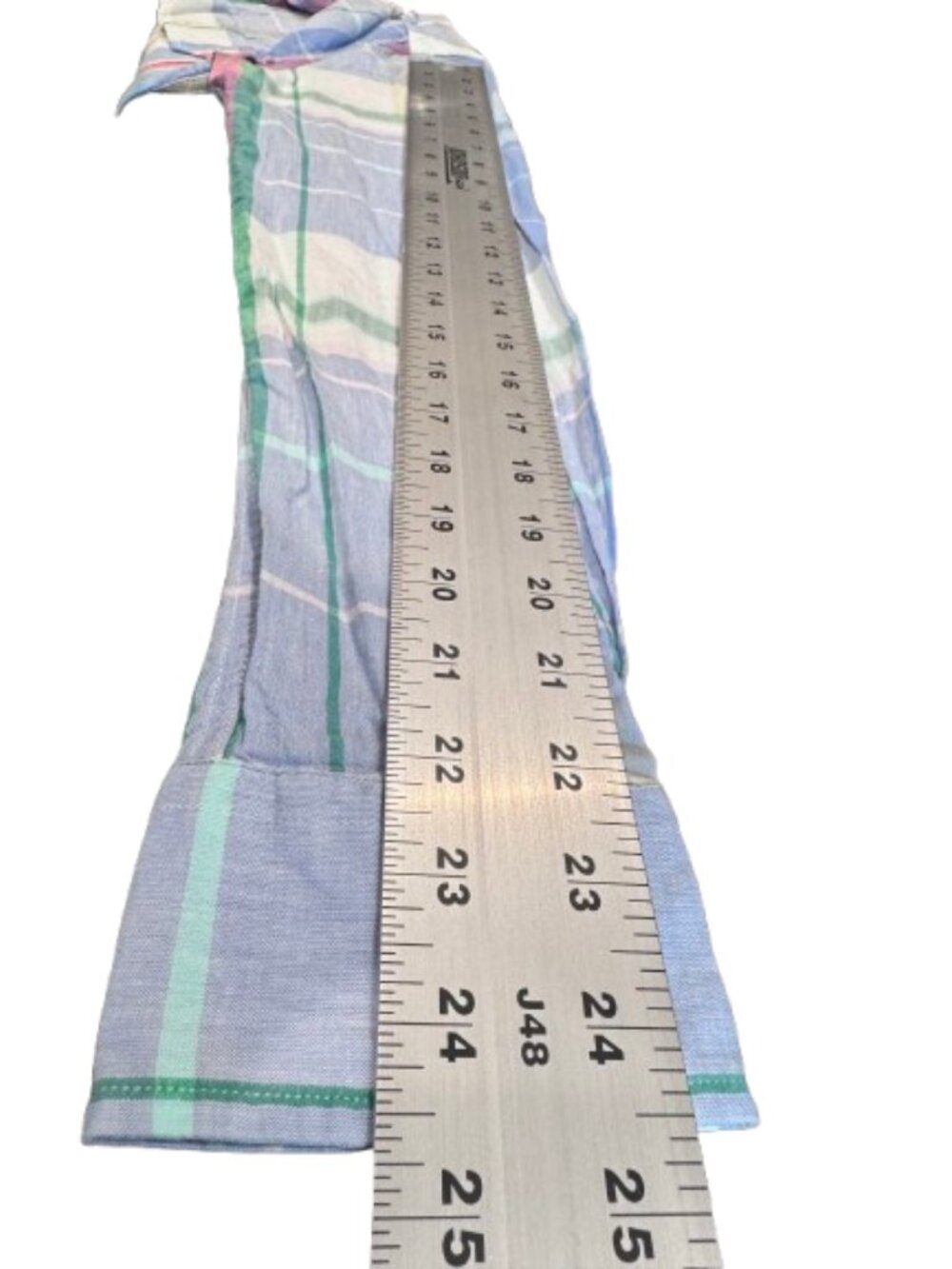 Ralph Lauren Plaid Button Front Maxi Shirt Dress Belted Long Sleeve Preppy (M/L) - Picture 13 of 16